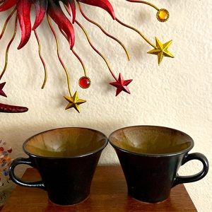 Vintage Stonewear Set of 4 COFFEE MUGS